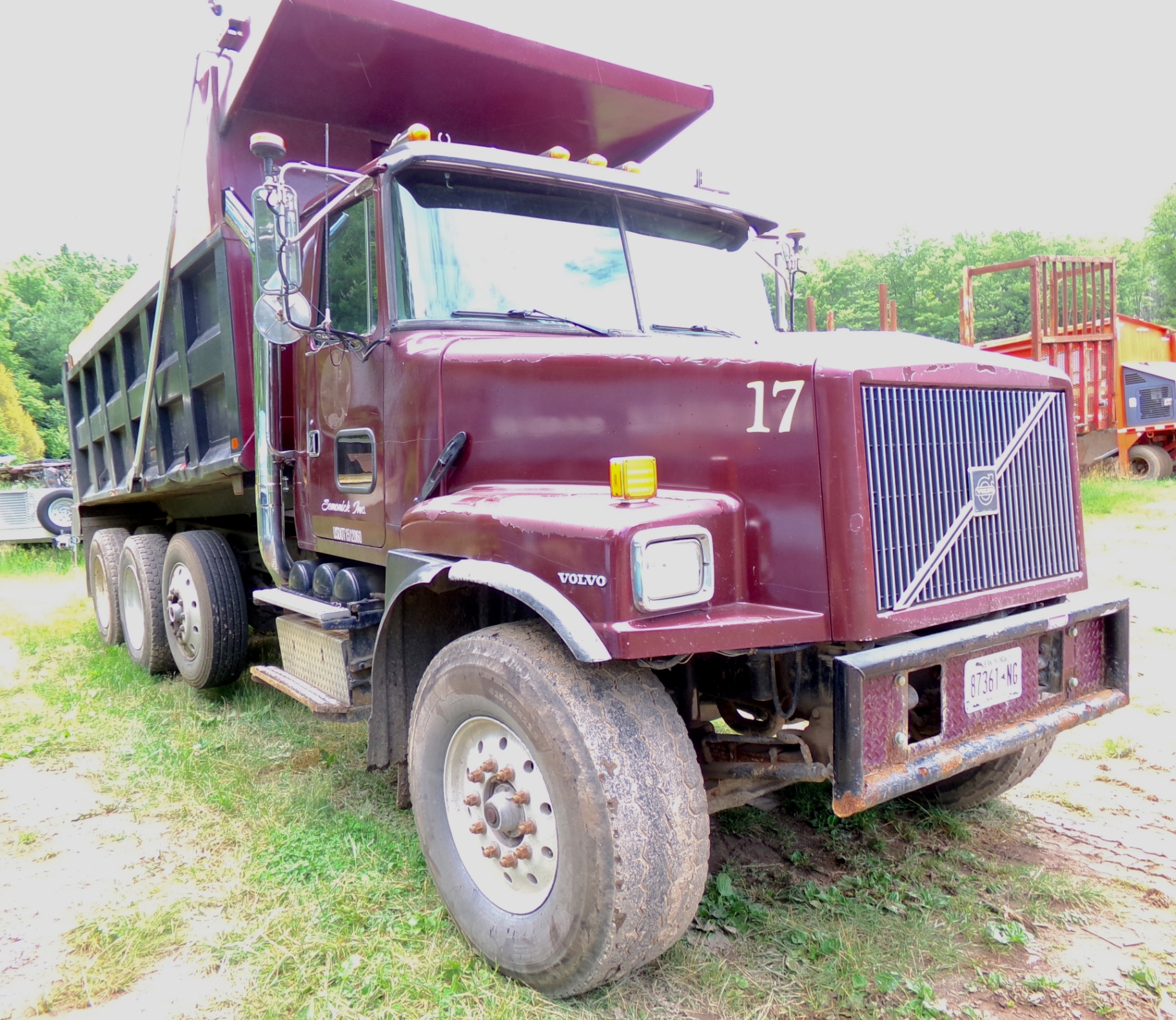 Volvo tri-axle dump — truck 17